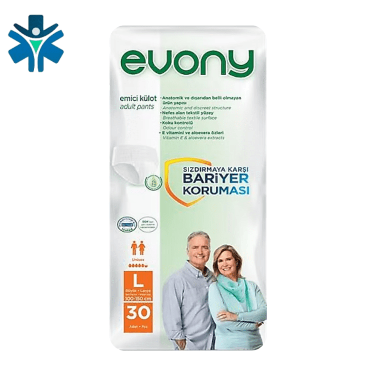 Evony 5.5 Damla Büyük Boy (L) 30'lu Emici Külot