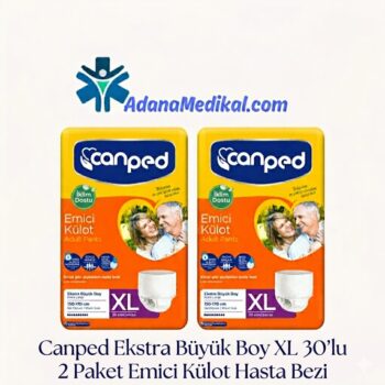 Canped Ekstra Büyük Boy XL 30'lu 2 Paket Emici Külot Hasta Bezi