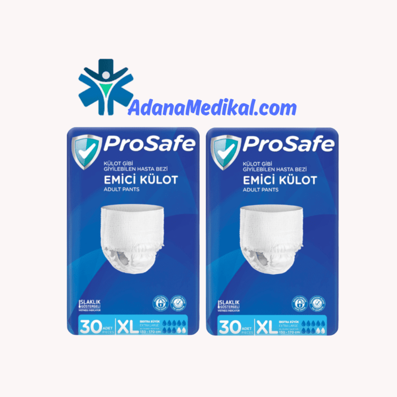 Prosafe Emici Külot Yetişkin Külotlu Hasta Bezi Ekstra Büyük Boy 30’lu 2 Paket