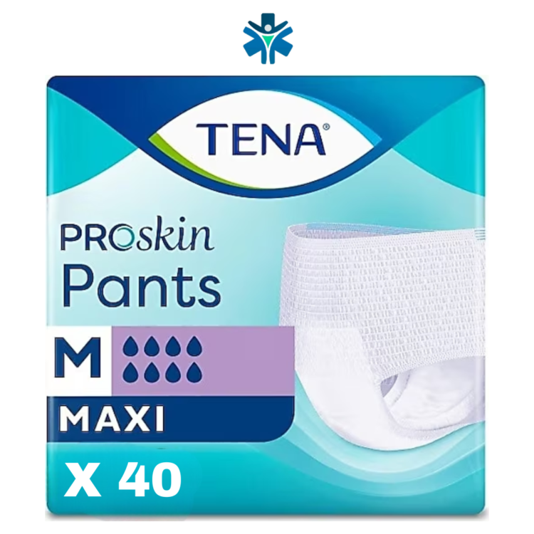 Tena Proskin Pants Maxi Emici Külot 8 Damla Orta Boy M 10'lu 4 Paket