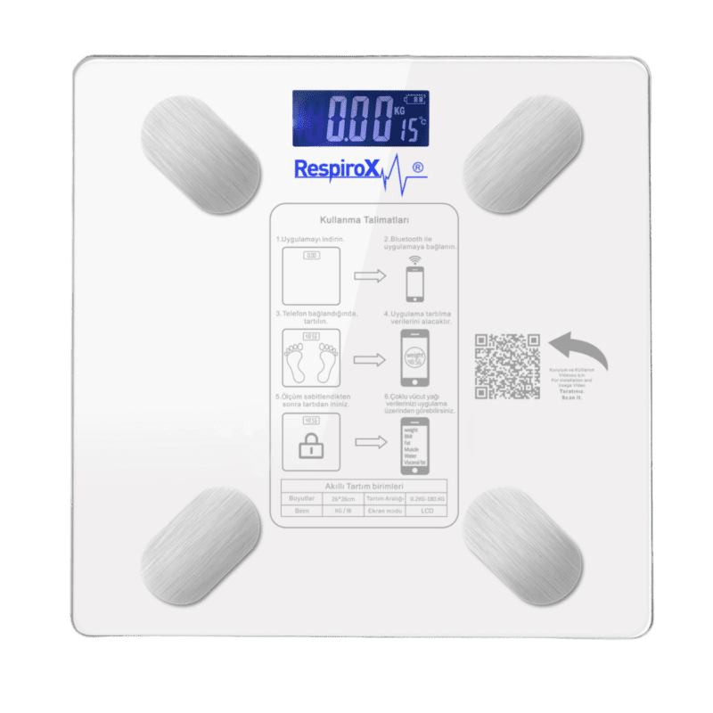 Respirox BL-2601 Bluetoothlu Akıllı Tartı - Görsel 3