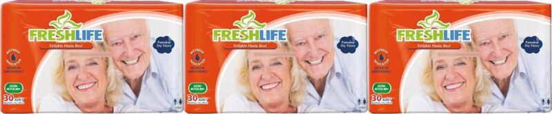 Freshlife Yetişkin Hasta Bezi Belbantlı XL Ekstra Büyük Boy 30'lu 3 Paket