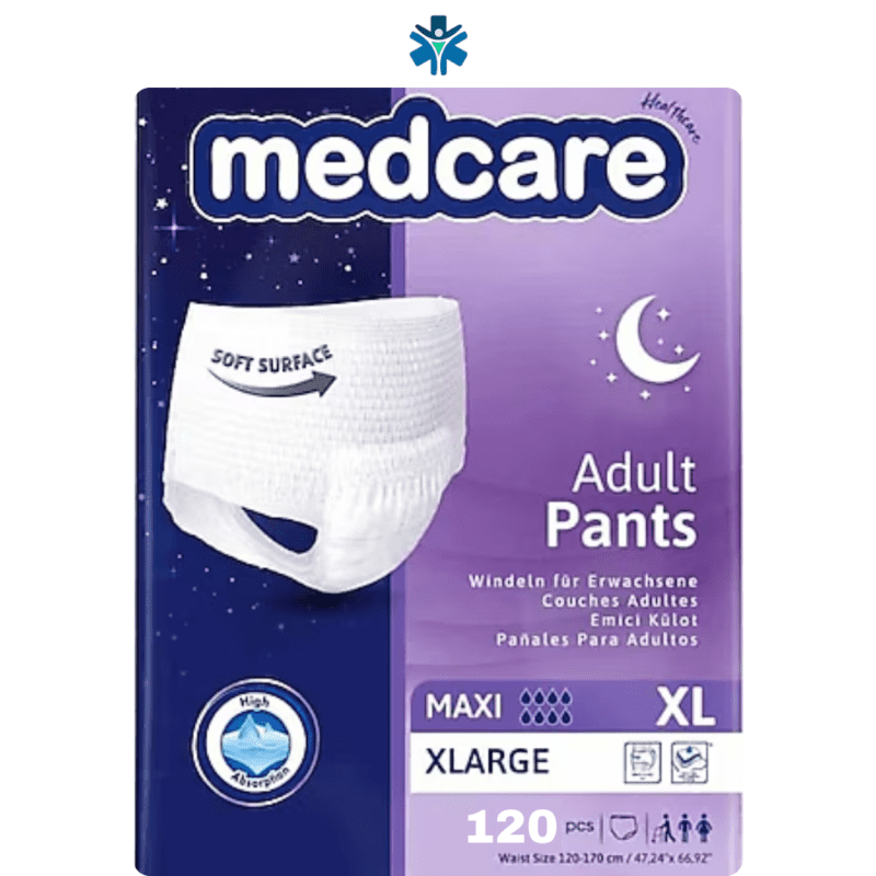 Medcare Ekstra Large (XL) 8 Damla (Maxi) Külotlu Hasta Bezi 120'li 4x30