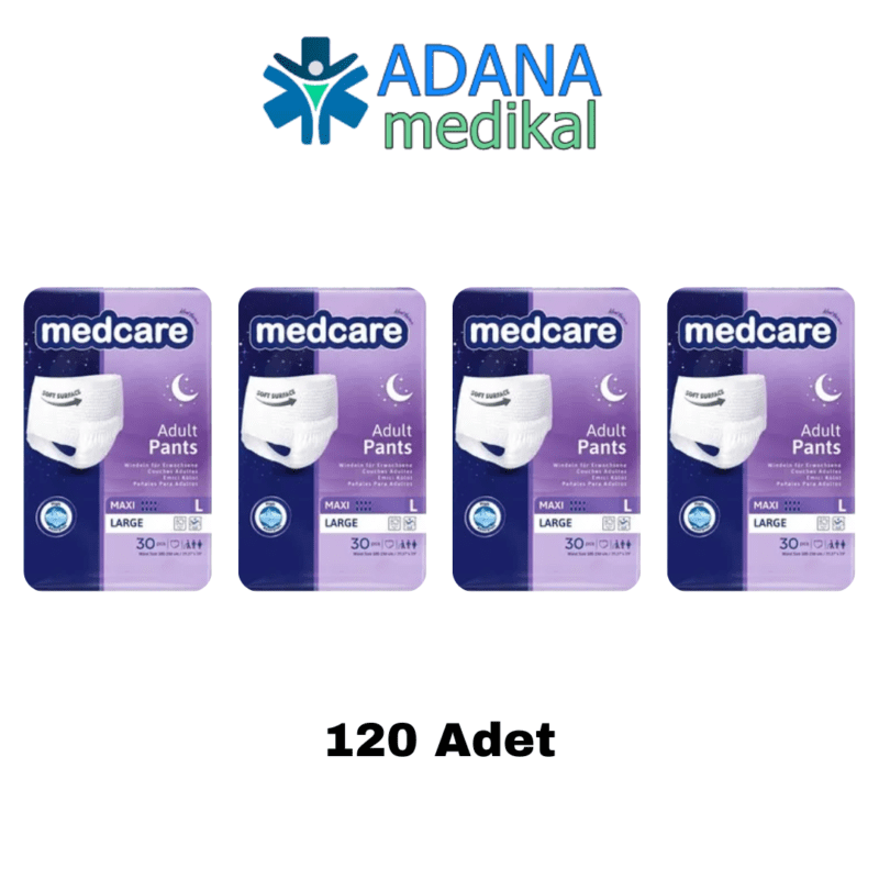 Medcare Emici Külotlu Büyük Beden (L) 30 x 4 (120'li) 4 Paket