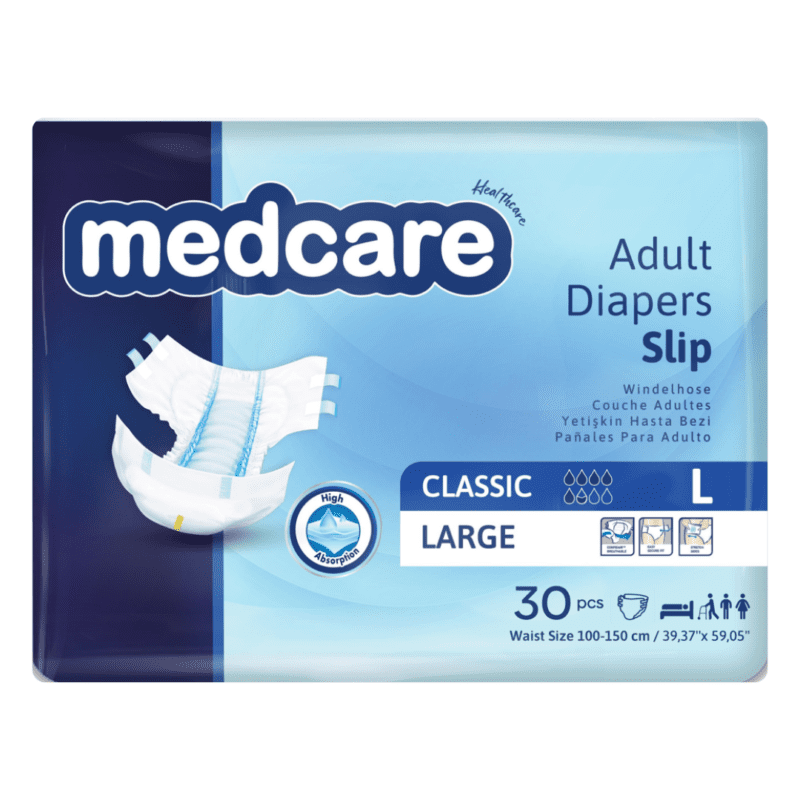 Medcare Belbantlı Büyük Beden (L) 30 x 1 (30’lu) 1 Paket