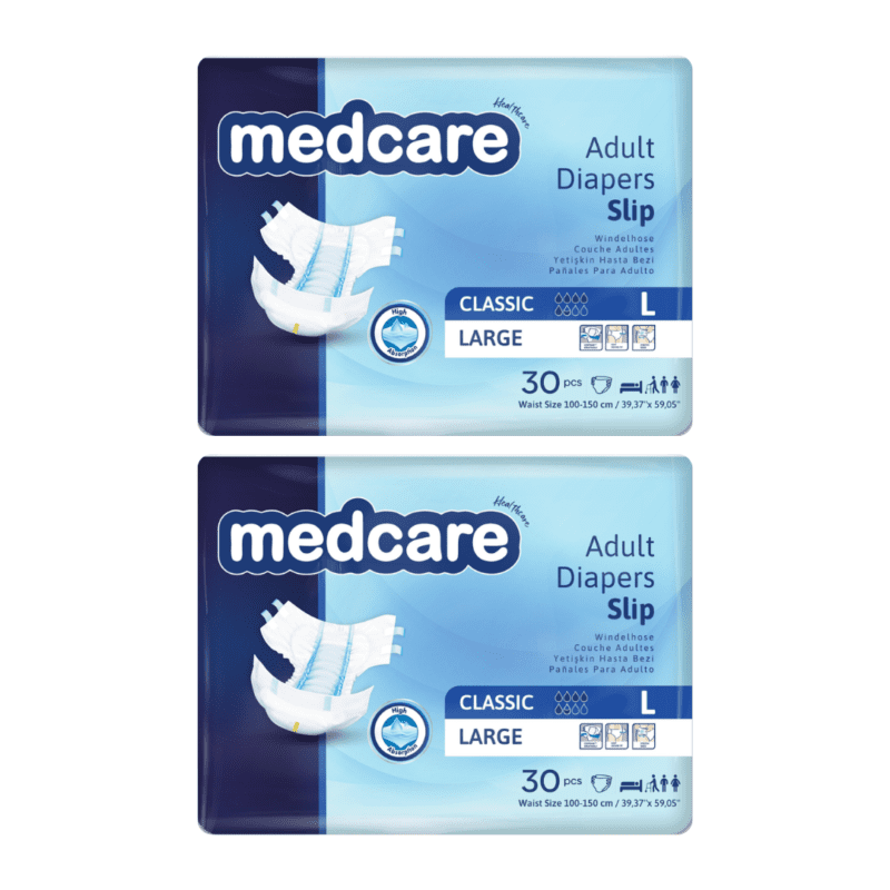 Medcare Belbantlı Büyük Beden (L) 30 x 2 (60’lı) 2 Paket