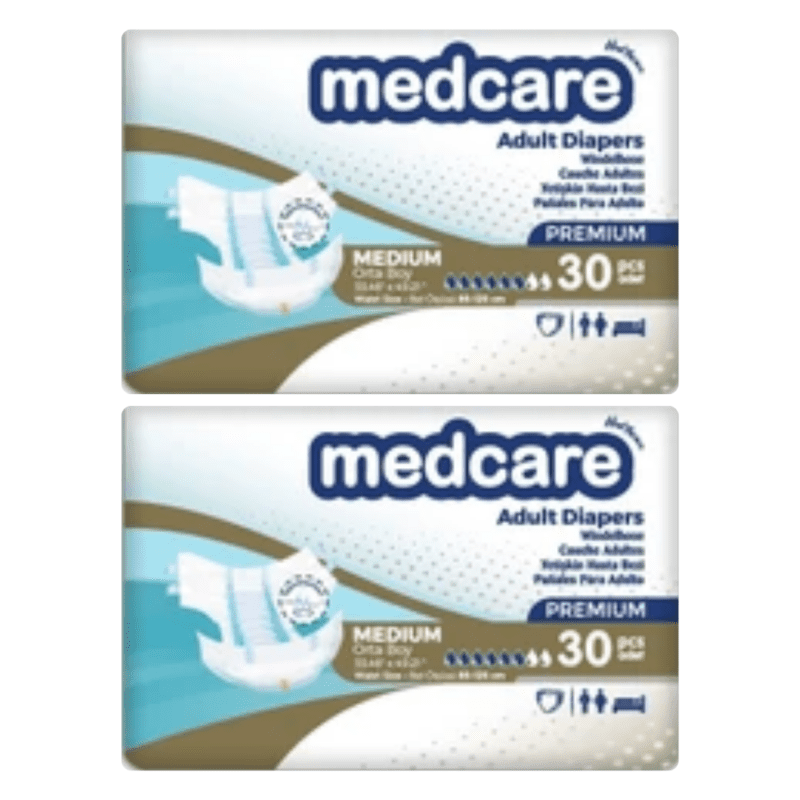 Medcare premium Belbantlı Orta Beden (M) 30 x 2 (60’lı) 2 Paket