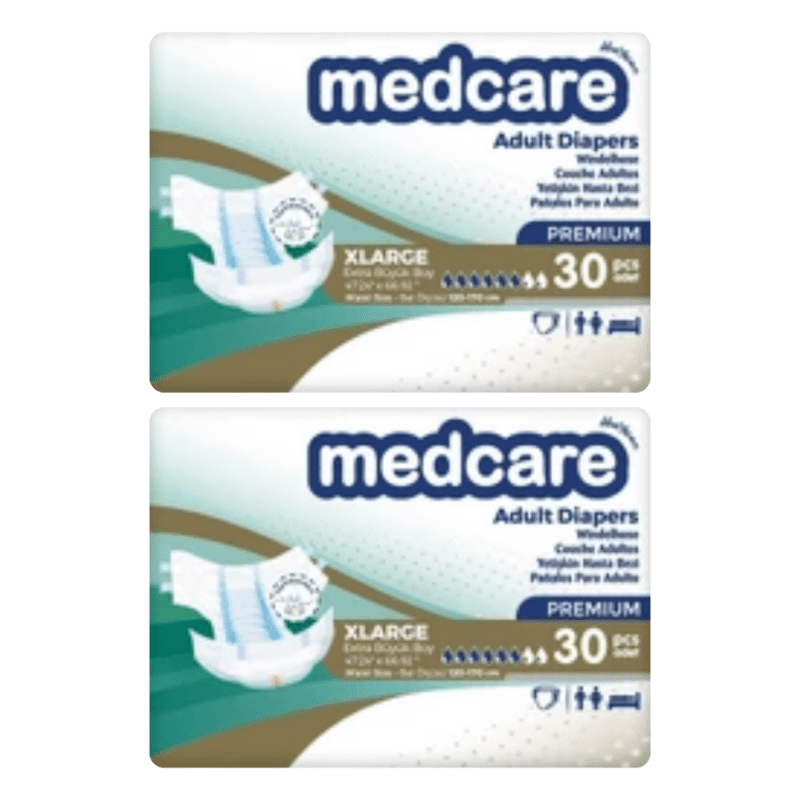 Medcare premium Belbantlı Ekstra Büyük Beden (XL) 30 x 2 (60’lı) 2 Paket