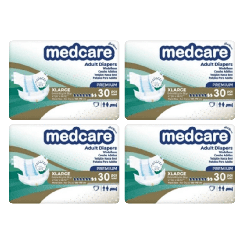 Medcare premium Belbantlı Ekstra Büyük Beden (XL) 30 x 4 (120’li) 4 Paket