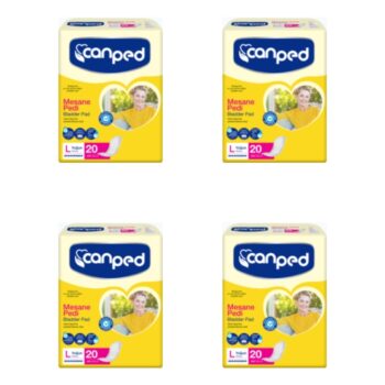 Canped Mesane Pedi Yoğun Avantaj Paketi 80 Adet Large (L)