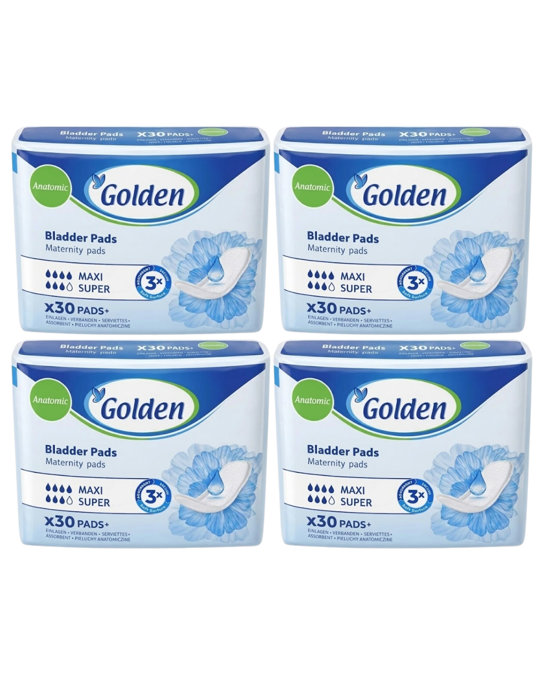 Golden - Mesane Pedi 120'li 4 Paket Büyük Boy