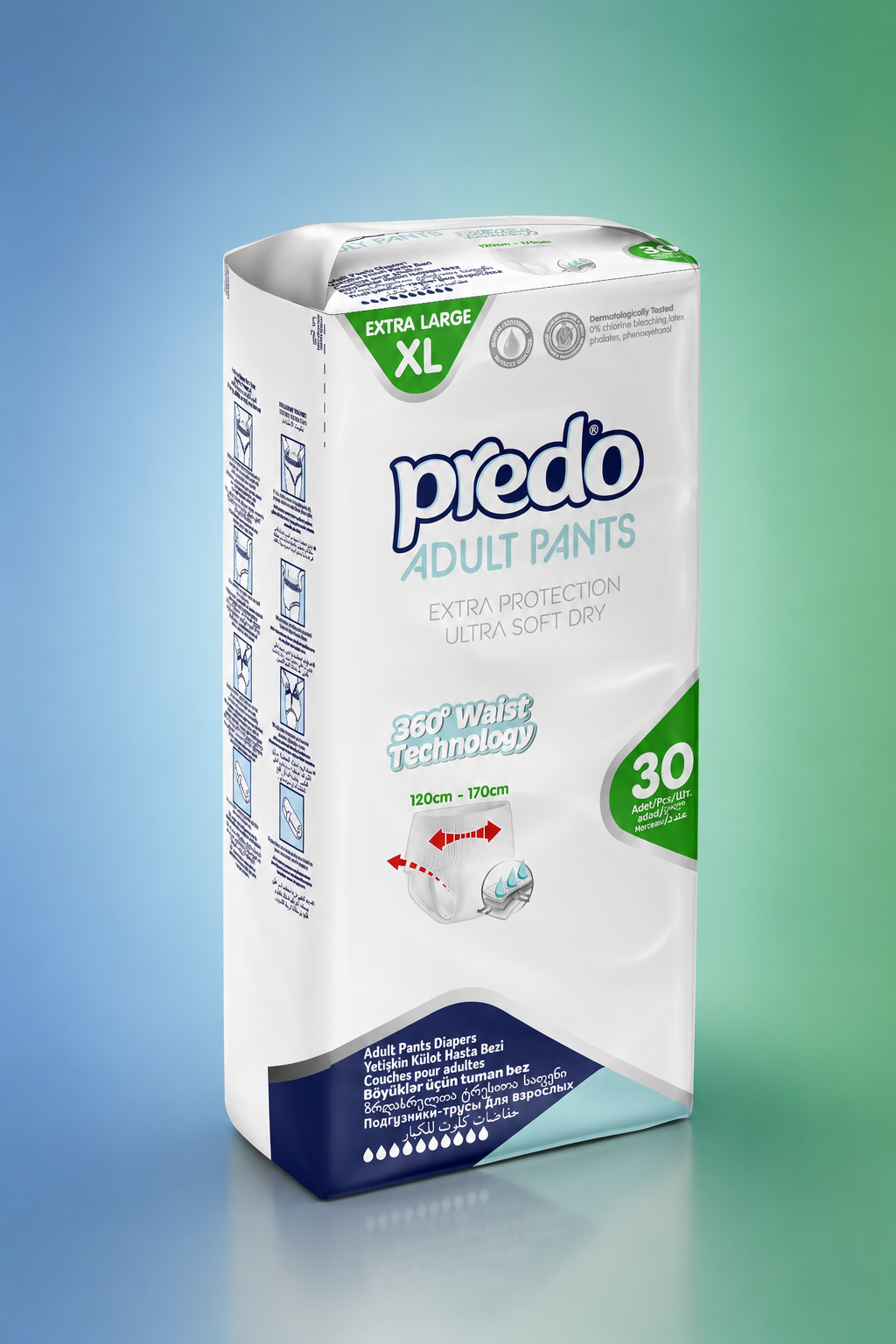 Predo Emici Külot Ekstra Büyük Boy (XL) 30'lu 1 Paket