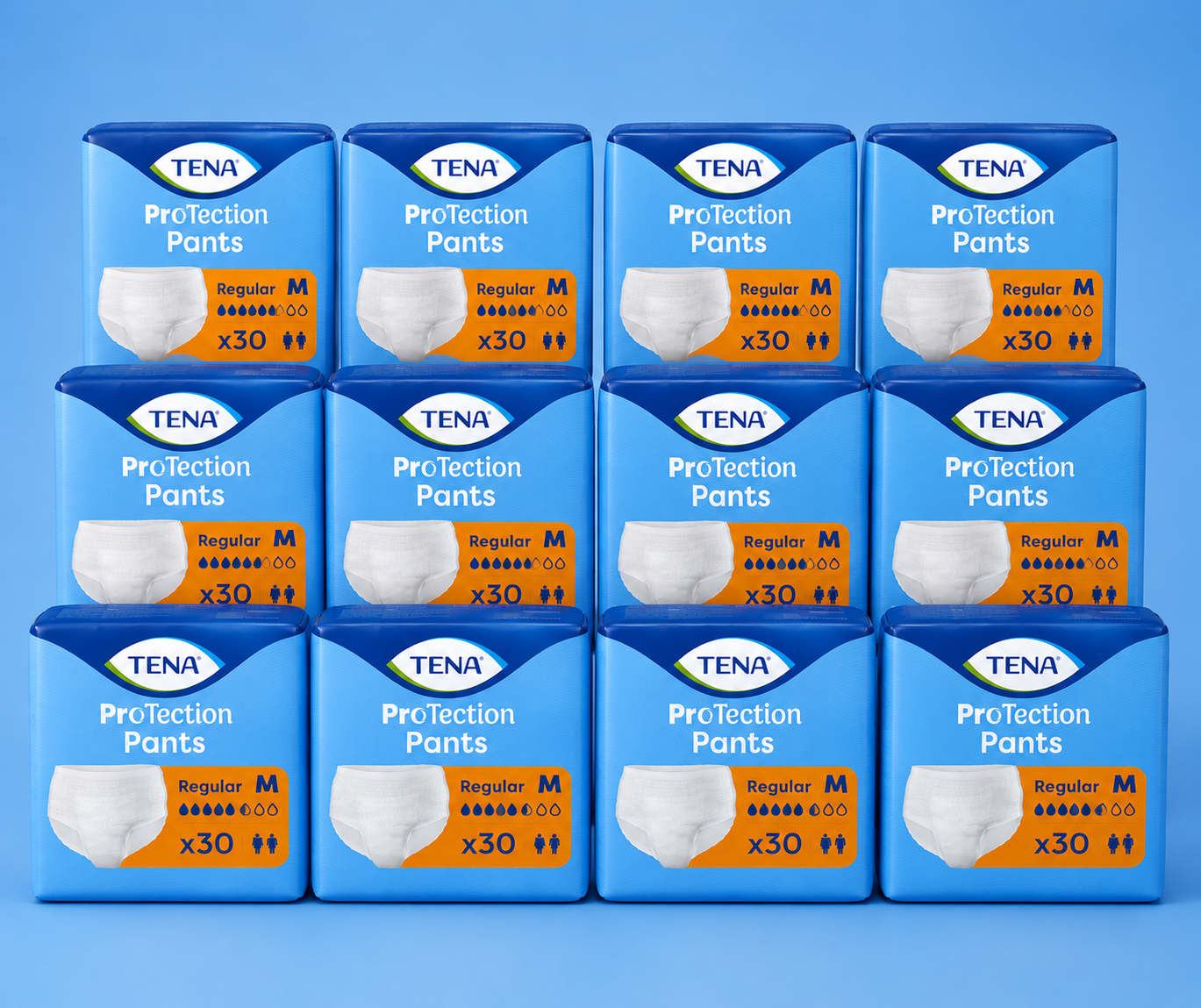 Tena Regular (6 Damla) Emici Külot Medium 30'lu 12 Paket