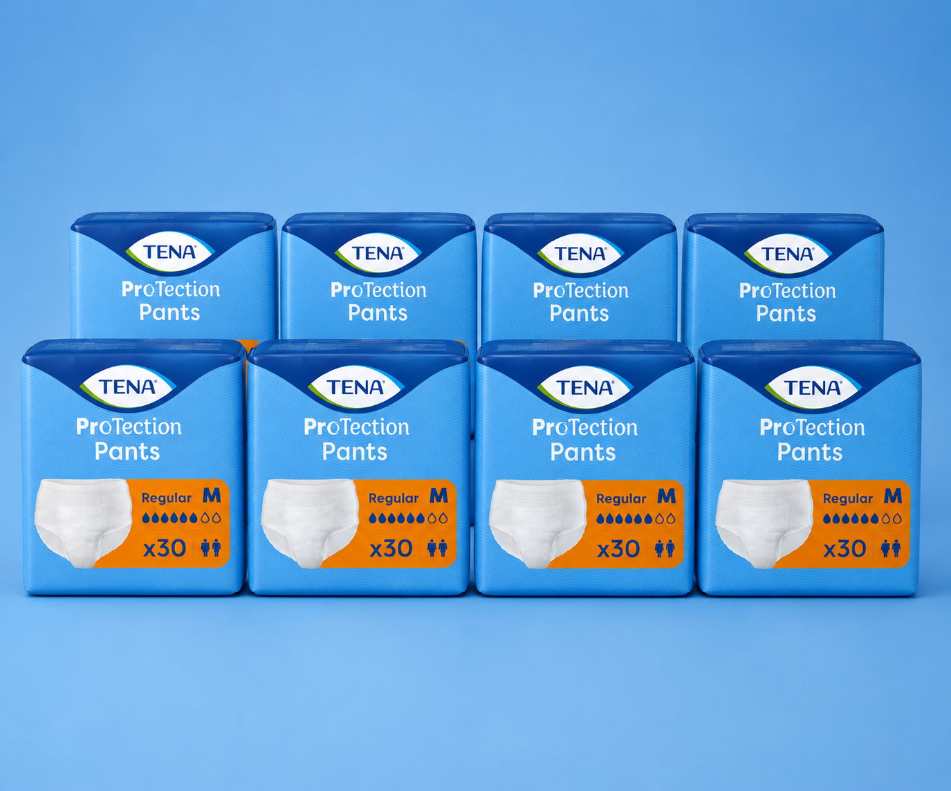 Tena Regular (6 Damla) Emici Külot Medium 30'lu 8 Paket