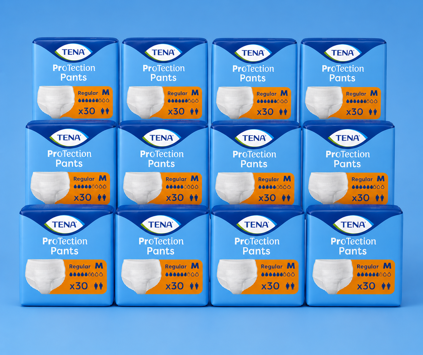 Tena Regular (6 Damla) Emici Külot Medium 30'lu 16 Paket